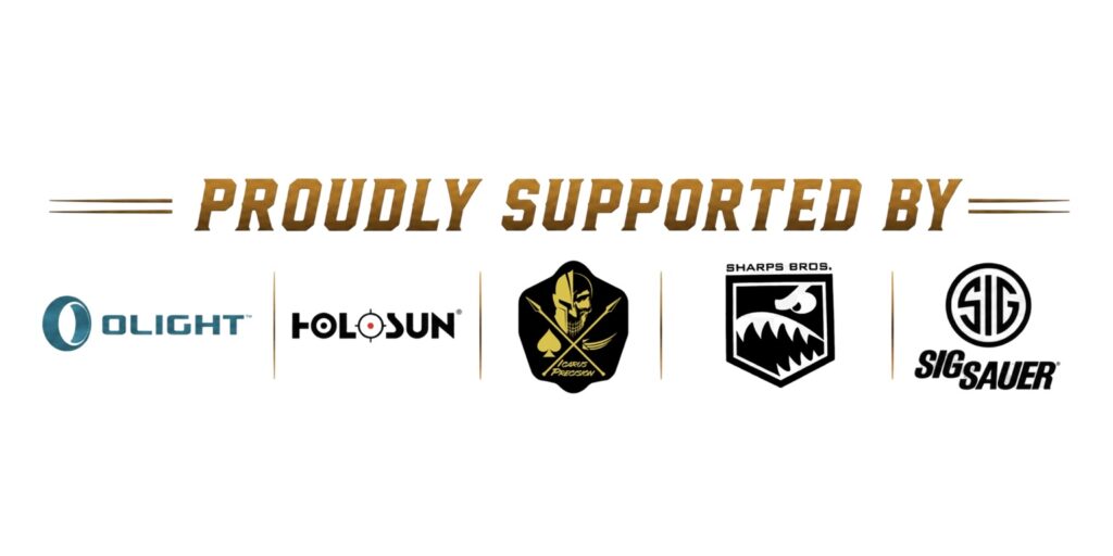 Sponsored by olight, holsun, icarus, sharp bro's, sig sauer