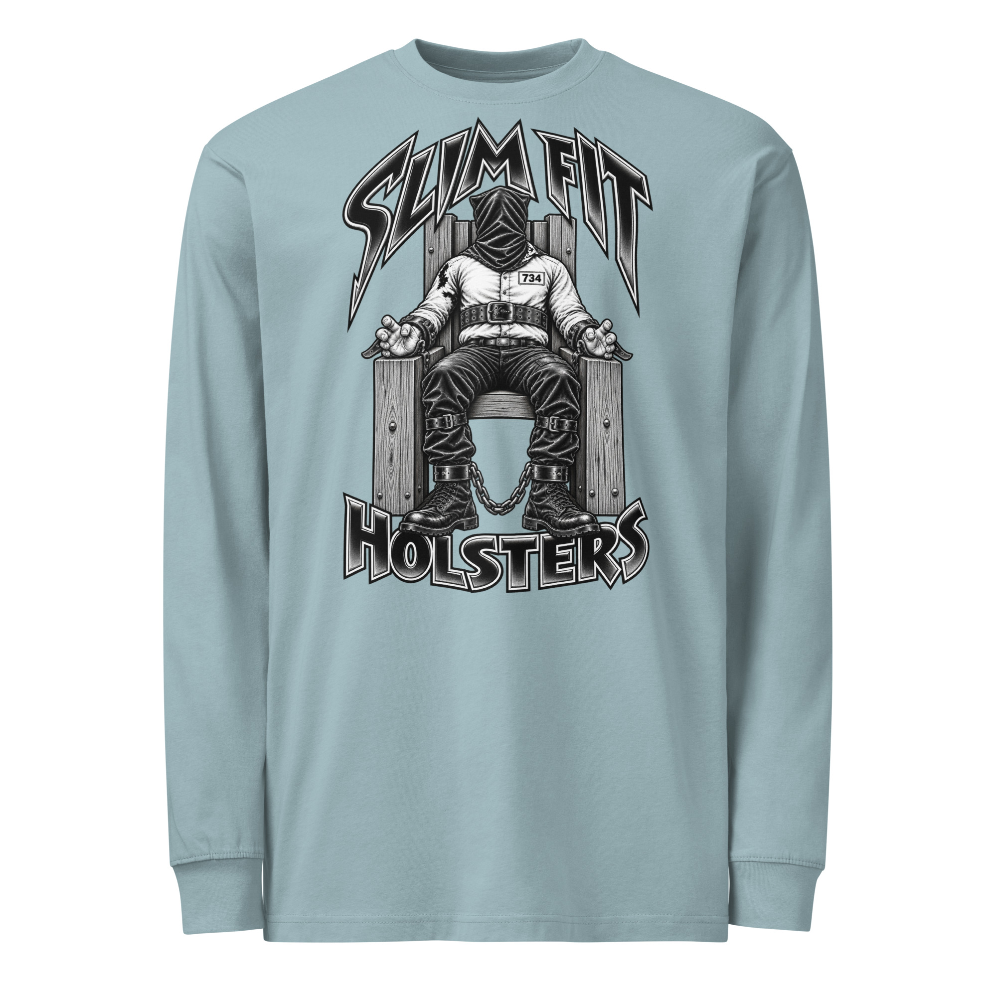 DeathRow heavyweight long sleeve t-shirt - Image 3