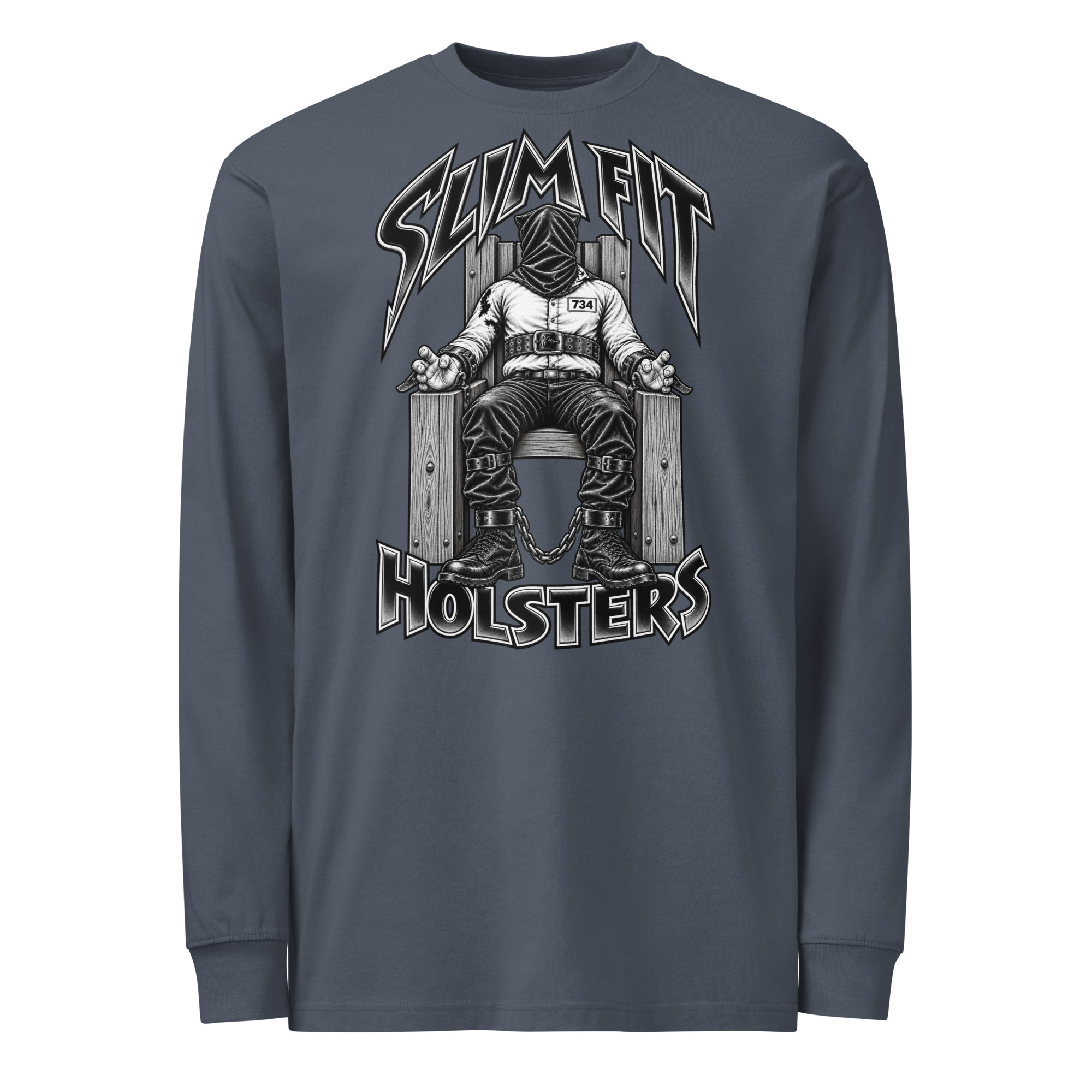DeathRow heavyweight long sleeve t-shirt - Image 2