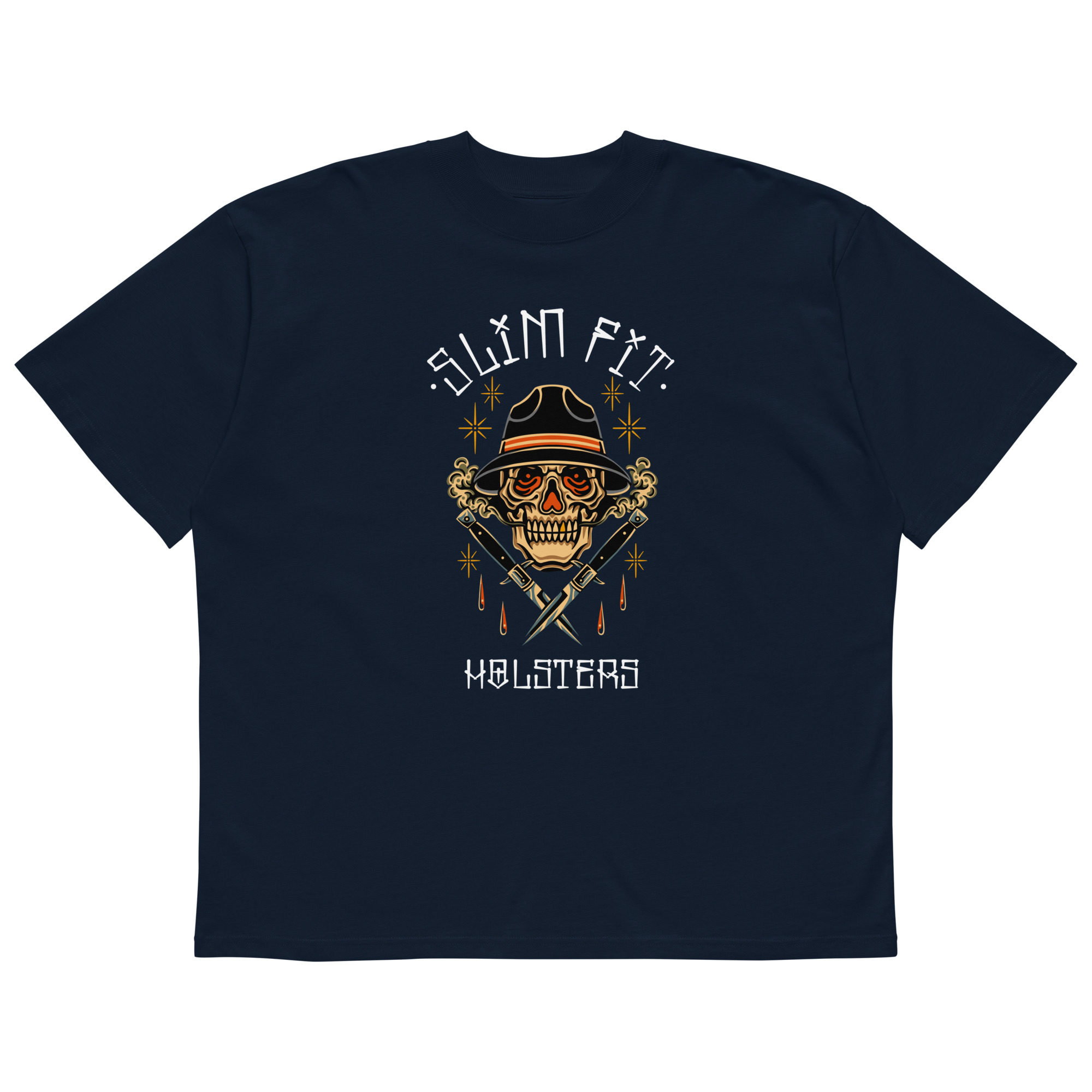 Skull & Knife oversized t-shirt - Image 3
