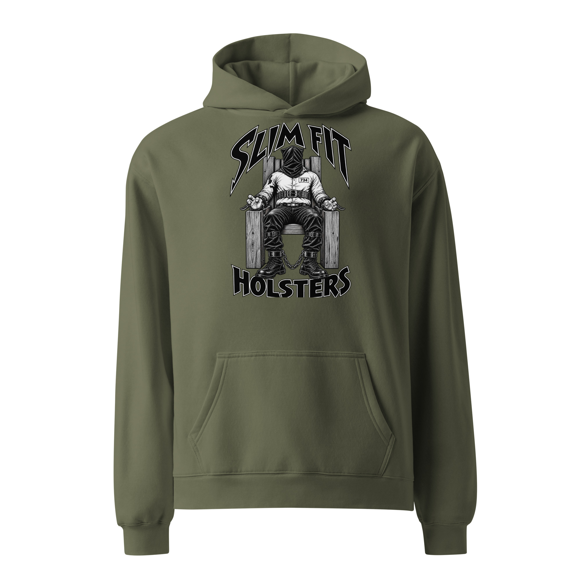 DeathRow oversized hoodie - Image 6