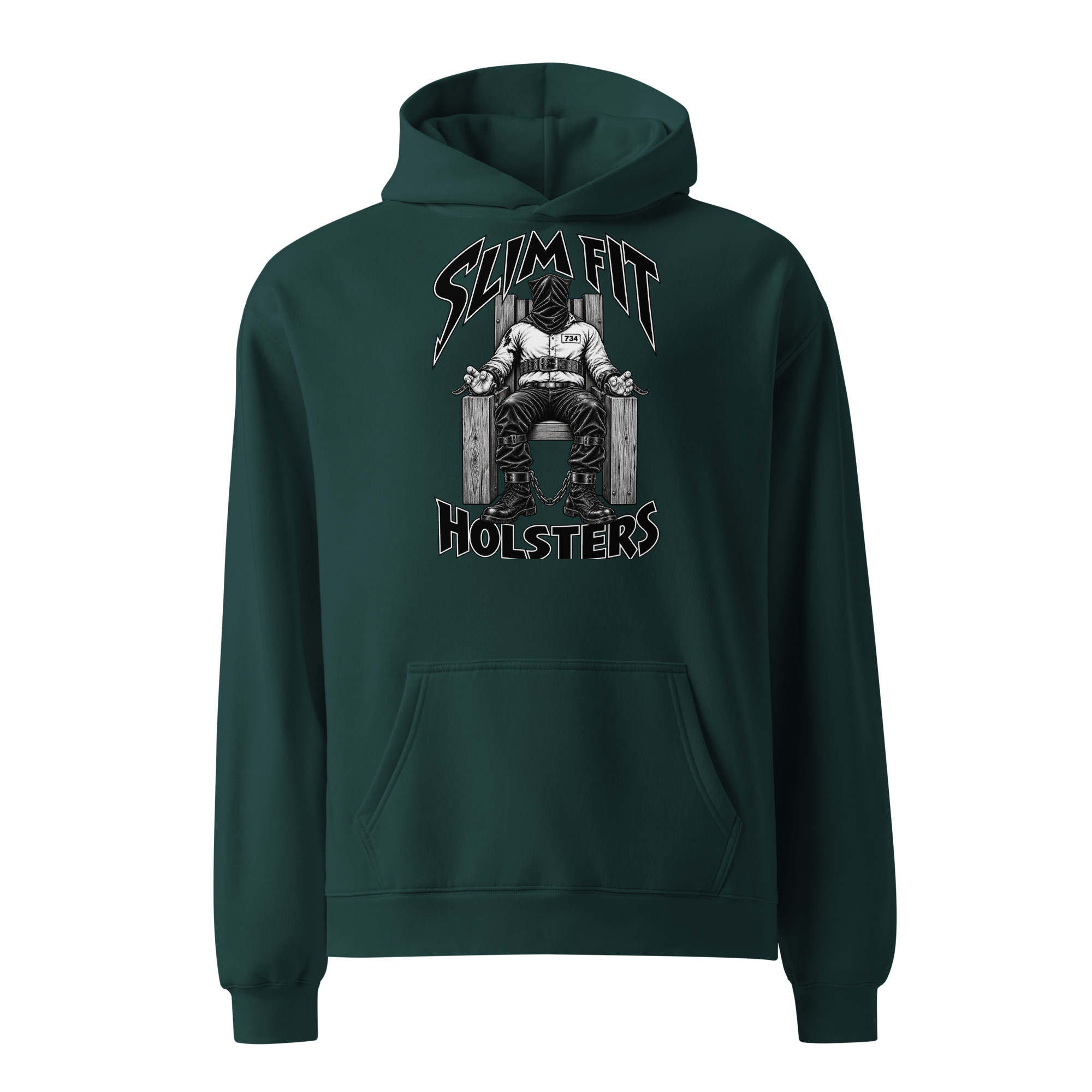 DeathRow oversized hoodie - Image 2