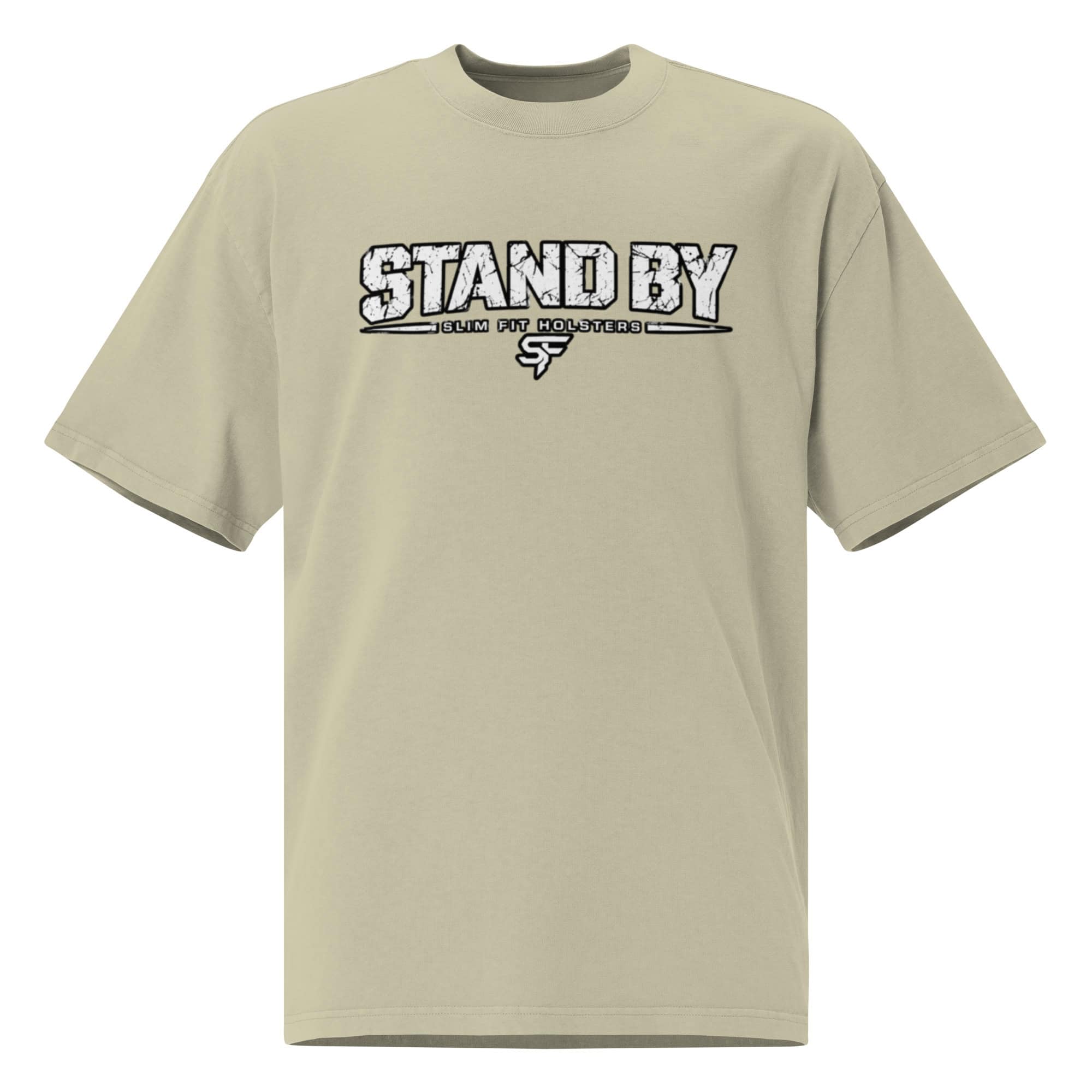 Stand by, Threat! Oversized faded t-shirt - Image 6