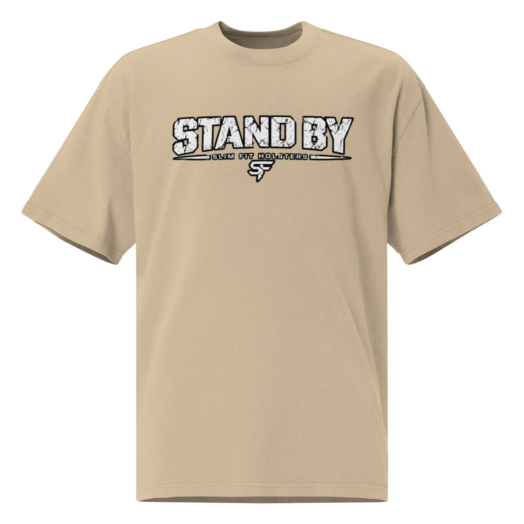 Stand by, Threat! Oversized faded t-shirt - Image 5