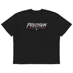 Precision in every draw oversized t-shirt